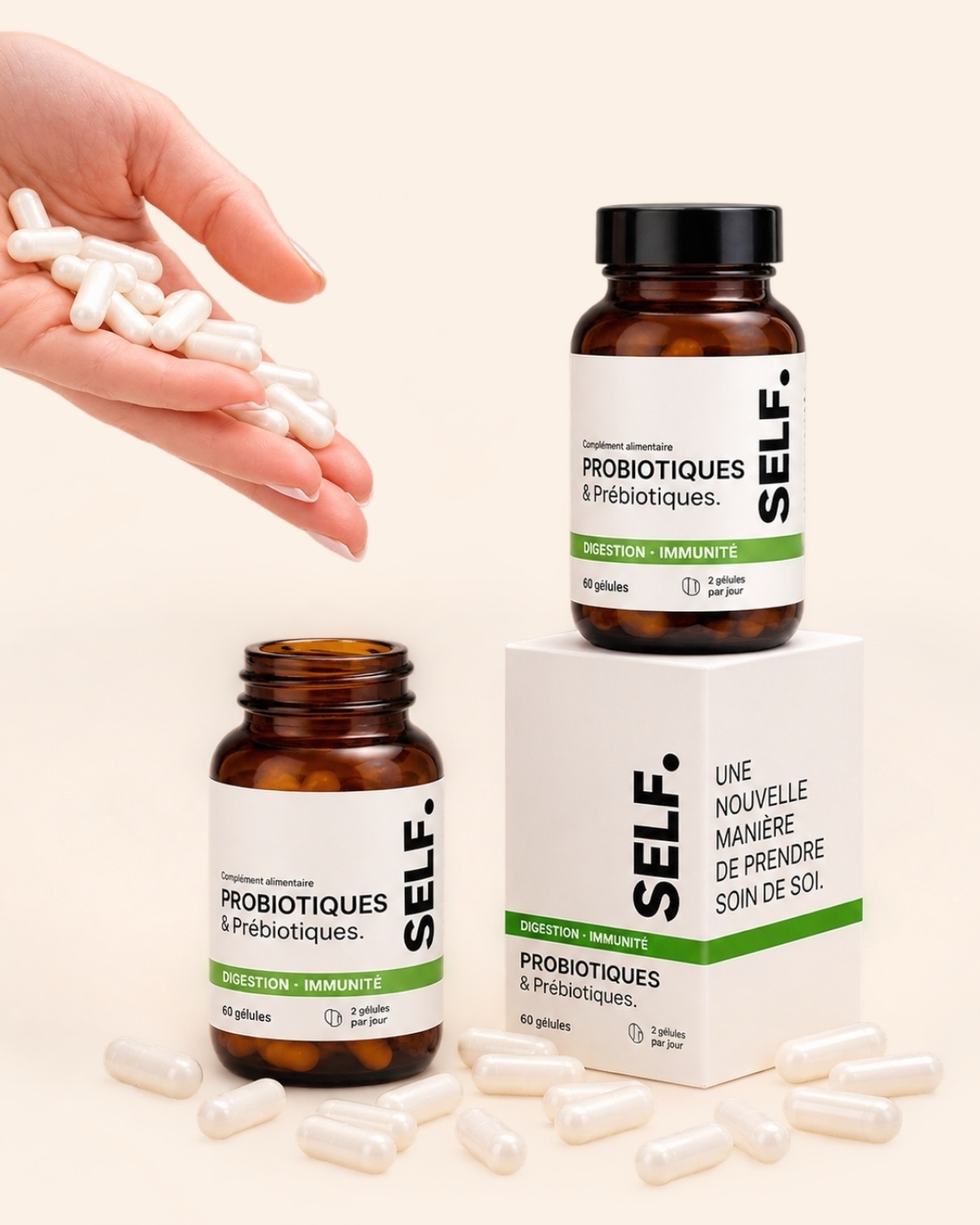Un geste simple pour prendre soin de votre équilibre intérieur. 💚

Probiotiques & Prébiotiques SELF, une formule pensée pour accompagner votre microbiote et votre confort digestif au quotidien. 🌿

2 gélules par jour. Une routine qui commence de l’intérieur.

#self #healthylifestyle #bienêtre #digestion