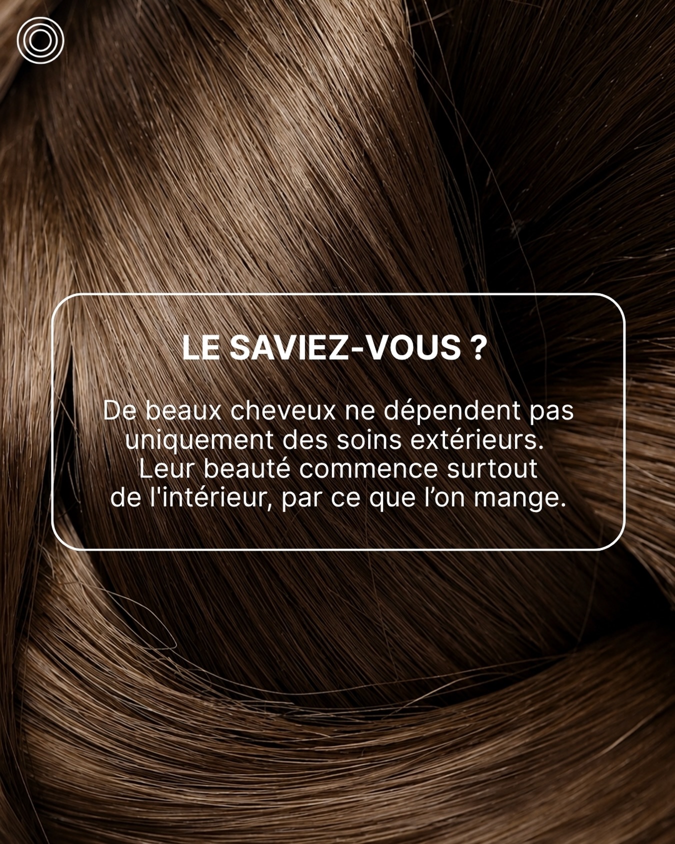 Vos cheveux reflètent aussi ce que vous leur apportez. ✨

Une alimentation équilibrée, les bons nutriments et une routine adaptée peuvent faire toute la différence pour leur force, leur résistance et leur beauté. 🧡

Parce que prendre soin de ses cheveux, ça commence aussi de l’intérieur.

#self #bienêtre #haircare #healthjourney
